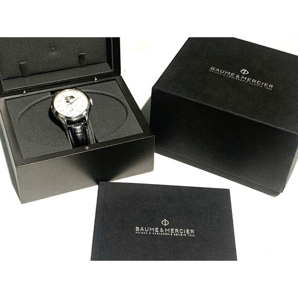 Baume & Mercier Men's Watch 10448 Clifton Swiss Automatic Power Reserve 43mm - Picture 3 of 14